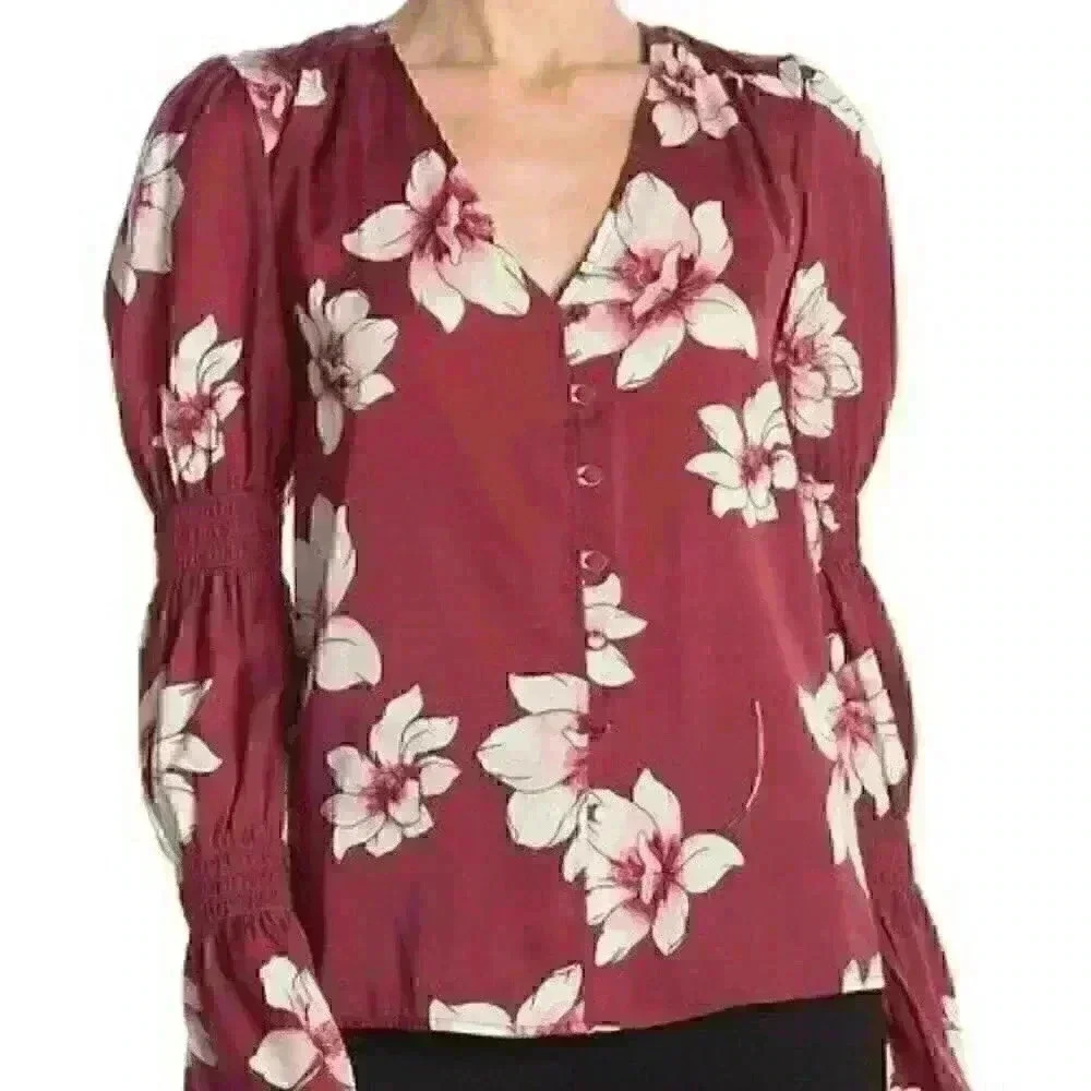 Cupcakes & Cashmere Womens S Blouse NWT $108
